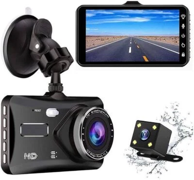 MARKENLOS 4.0" Dashcam Auto KFZ Kamera Recorder Full HD 1080P Camera Carcam mit Nachtsicht