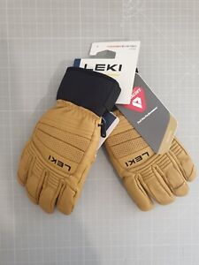 Leki Copper 3D Pro Unisex Handschuhe Tan/Black 653-810302 (9)
