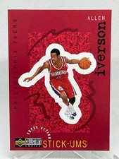 Allen Iverson 1997-98 Collector's Choice Stick-Ums #S20
