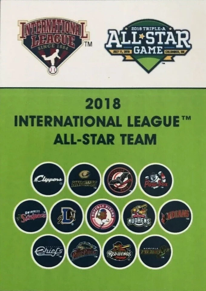 2018 International League All-Stars (Pick Your Card) - Image 1 of 2