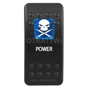 OTRATTW Carling Technologies Contura II Rocker only, POWER, BLUE LENS - Picture 1 of 2