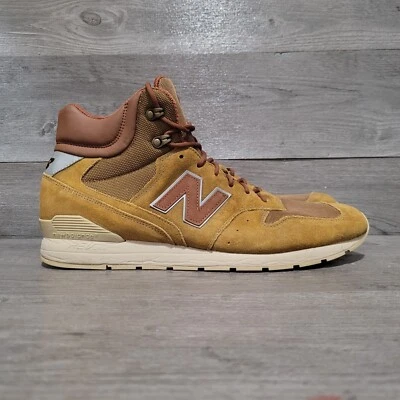 new balance 696 Hombre 14 Marrón Zapatilla Alta Media Botas mrh696br Foto 1 de 4