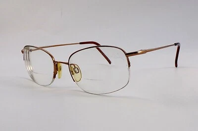 Stetson ZF-701 Men's Brown & Gold EYEGLASS FRAMES ONLY 50-18-140mm Zyloware 183 - Image 1 of 4