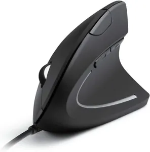 Anker Ergonomic Optical Vertical Mouse 1000/1600 DPI 5 Key Gaming Mice|USB Wired - Picture 1 of 4