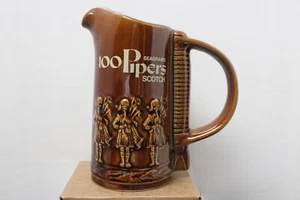 2 Seagram's 100 Pipers Scotch Pitchers - Picture 1 of 6