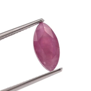 1.20 CT - 100% Natural CERTIFIED Mozambique Ruby Loose Marquise Gemstone Cut - Picture 1 of 5