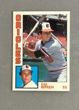 1984 Topps Tiffany #490 Cal Ripken NM or Better Baltimore Orioles HoF