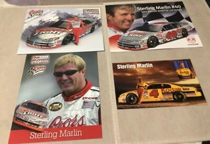 NASCAR Racing Card Lot Sterling Marlin Coors Light Kodak Winston Cup - Picture 1 of 5