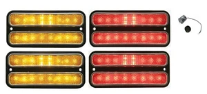 United Pacific LED Front & Rear Marker Light Set 1968-1972 Chevy Pickup Truck - Picture 1 of 8