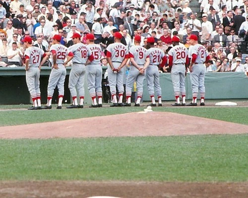 1967 ST LOUIS CARDINALS WORLD SERIES FENWAY PARK 8X10 COLOR PHOTO BROCK FLOOD - Image 1 of 1