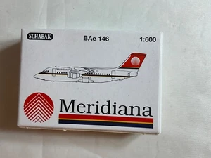 Avión de pasajeros fundido a presión Schabak 946/149 1:600 Meridiana BAe 146 - Imagen 1 de 1
