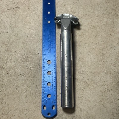 Tija de sillín vintage Sakae Ringyo SR Laprade 26,8 mm aleación plateada estriada 195 mm Foto 1 de 4