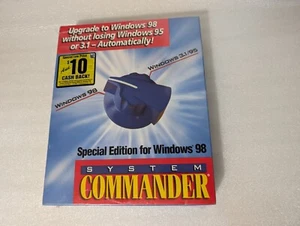 Vintage New Software SYSTEM COMMANDER Windows 98 Upgrade from Win 95 3.1 NIB - Picture 1 of 7