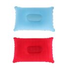 Car Home Bed Hiking Camping Rest Flocking Cushion Square Inflatable Air Pillow