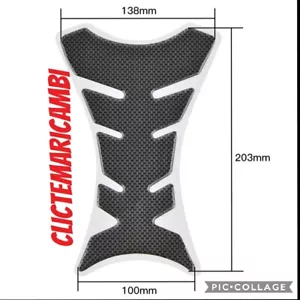 ADESIVO PARAGRAFFI PARASERBATOIO PARA GRAFFI SERBATOIO PARAZIP CARBONLOOK MOTO* - Imagen 1 de 2