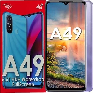 Itel A49 4G Purple 32GB ROM + 2GB RAM Dual-SIM Factory Unlocked OEM NEW - Picture 1 of 3