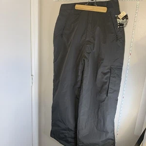 VTG. Men's OP Snow Cargo Pants NWT Cargo Charcoal Size XL 100% Nylon - Picture 1 of 15