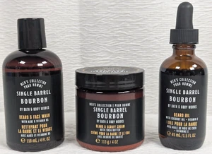 Bath & Body Works - Single Barrel Bourbon - Beard Oil + Scruff Cream & Face Wash - Picture 1 of 12
