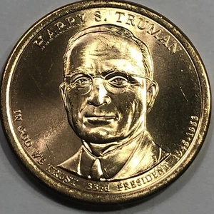 2015 P&D - Harry S. Truman Presidential Golden Dollar Coin Set - Picture 1 of 2