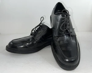 Florsheim Comfortech Dot Matrix Black Leather Upper Oxford Lace Shoe Men SZ 8.5M - Picture 1 of 12