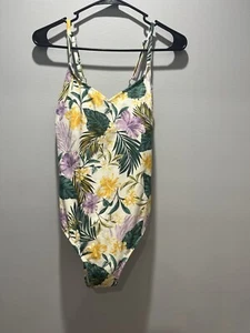 Damen Badeanzug groß Kona Sol Einteiler, schönes Blumenmotiv - Bild 1 von 4