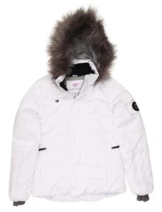 Obermeyer 301389 Girls' Insulated top, White Size L - Picture 1 of 3