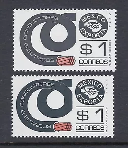 EXPORTA 1p "Conductors-Wires" 2 Shades sc#1116 ex#119, 119a PPR #7 (E174a)* - Picture 1 of 1