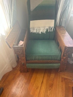 Silla Real Morris Antigua Vintage 1900 Silla Real, Solo Recoger. excelente Foto 1 de 4