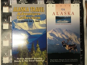 Alaska Travel Adventure Collection Princess Cruises VHS Cruisetours 2001 Cruises - Picture 1 of 2