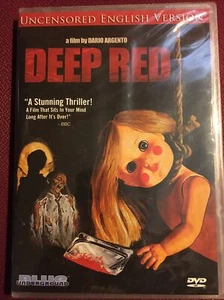 Deep Red DVD Dario Argento (2011, Uncensored English Version) RARE BRAND NEW - Foto 1 di 2