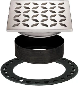 Kerdi-Ablaufrost-Set mit integriertem Schrägverbindungsflansch - Ideal für Badezimmer - Bild 1 von 1