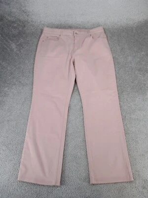 Calça Levis 505 Feminina 33 Rosa Chinos Ajuste Reto - Imagem 1 de 4