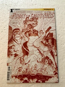 ARMY OF DARKNESS #1 NM ART ADAMS BLOOD VARIANT - VERY RARE 2014 - Picture 1 of 2