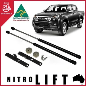 Nitrolift Isuzu D Max DMax 2012-2018 Bonnet Gas Struts Dampers Lift Support. - Bild 1 von 5