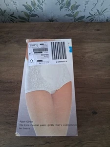 Playtex 18 ore Panty Girdle vintage nuovo con scatola bianco vita 41-42 - Foto 1 di 4