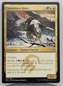Snowhorn Rider - Khans of Tarkir (KTK) - Picture 1 of 2