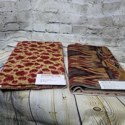 Lee Jofa Brunschwig Fabric Remnants  Fall Colors  Assorted Description for Sizes - Image 1 of 4