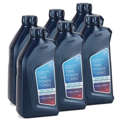 6L 6 Liter ORIGINAL BMW Twin Power Turbo 0W-30 Motoröl LongLife-04 83215B5A201
