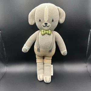 Cuddle and Kind Welpe Hund Noah Handarbeit Peru Plüsch Strick Spielzeug Puppe - Bild 1 von 13