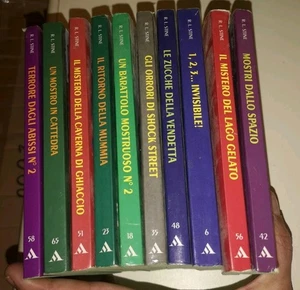 Lotto 10 Pezzi Vintage Piccoli brividi Mondadori Stine R. L. Usato Italiano - Foto 1 di 2