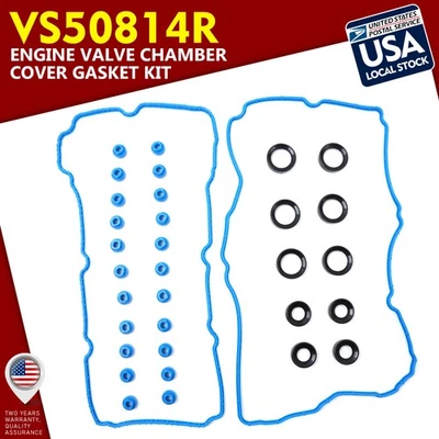 Kit de junta de cubierta de válvula de 4 puertas para Lincoln MKS MKT MKX MKZ 2013-2016 3,7 L V6 Foto 1 de 4