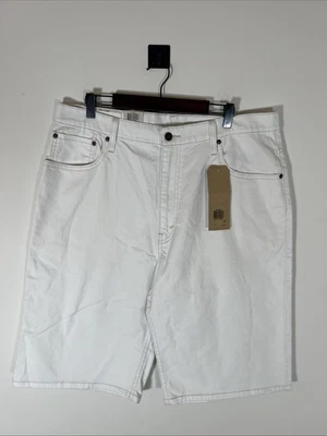 Levi's 569 Denim Shorts Mens sz 36 Loose Straight Y2K 90's White New With Tags - Image 1 of 4