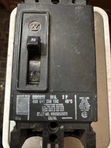 Westinghouse EHB2030 Leitungsschutzschalter 2-polig 480V AC 250V DC 30A - Bild 1 von 7