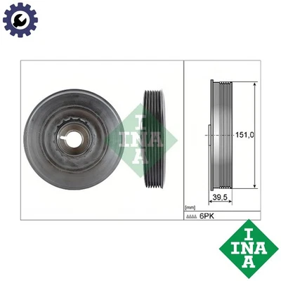 BELT PULLEY CRANKSHAFT 544 0090 10 FOR RENAULT LODGY DUSTER/SUV LOGAN/I/II 1.5L - Image 1 of 4