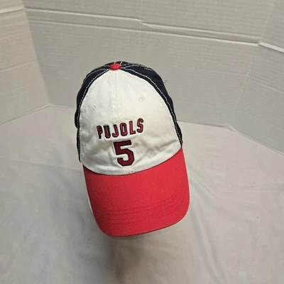 Boné de beisebol ajustável Pujols St Louis Cardinals Youth feminino Euc - Imagem 1 de 4