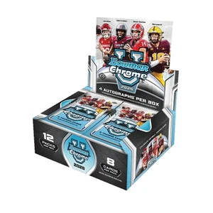 2025 Bowman Chrome University Football Jumbo Box - Picture 1 of 1