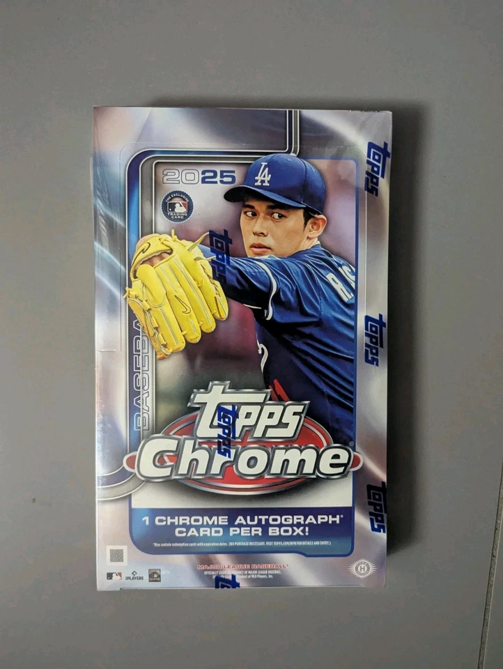 2025 Topps Chrome Baseball Hobby Box - New - FREE SHIPPING