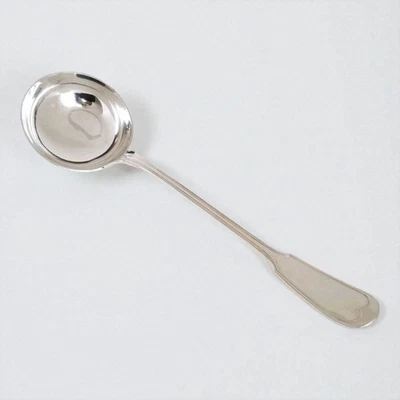 Cucharón Christofle Chinon plateado - Cucharón francés vintage para sopa/perforadora Foto 1 de 4