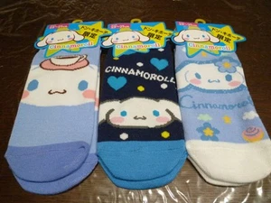 Cinnamon Roll Don Quijote Limited Socks Socks Size 23-25cm 3 pair set New/unused - Picture 1 of 2