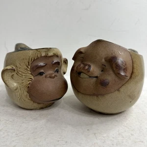 Taza mono gres japonés de colección 16 OZ y salsa barco lechón MCM UCTCI - Imagen 1 de 17